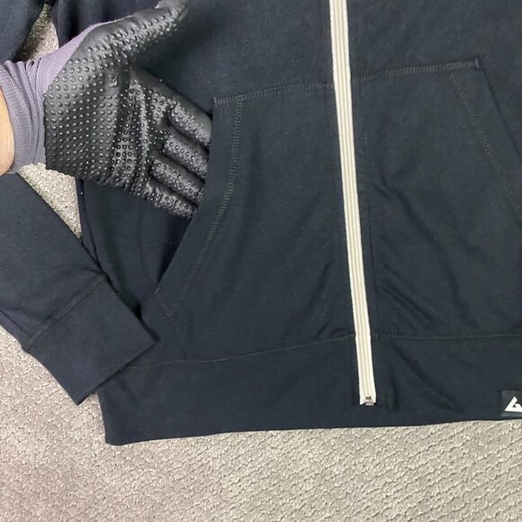 American Giant Lightweight Hoodie Women's Medium Black - Picture 3 of 11